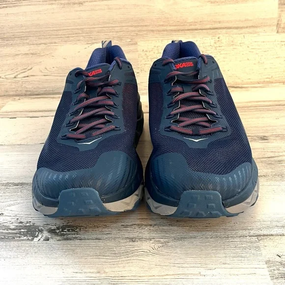 Hoka Challenger ATR 5 Men’s All Terrain Running Shoes Size 12.5 In Blue/Red - Picture 6 of 11